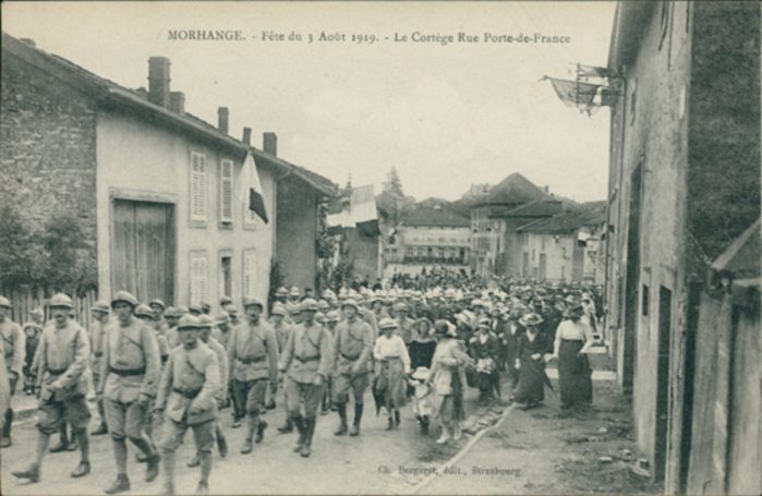 Après guerre, le 3 aout 1919